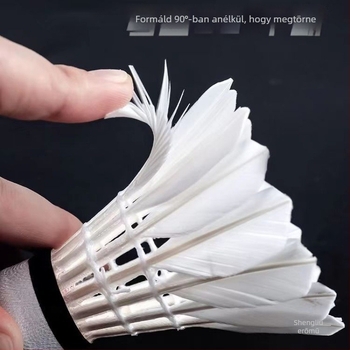 Badminton tollaslabdák 12 darab / 6 darab, Tartós kültéri edzésre és versenyre; Eredet: Kína; Eredetország/Régió: Huizhou, Guangdong; Sűrűség: Egyéb; Anyag: Egyéb