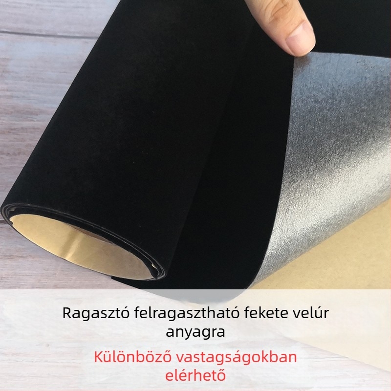 Öntapadós velúr flockos textil gyűrűk kiállításához – Anyag: gyapjú; Márka: Other