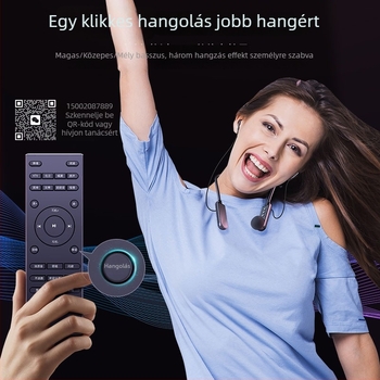 AI hangkártya integrált fejhallgatóval és mikrofonnal élő közvetítésekhez, frekvenciatartomány 20Hz–20kHz, SNR ≥100 dB