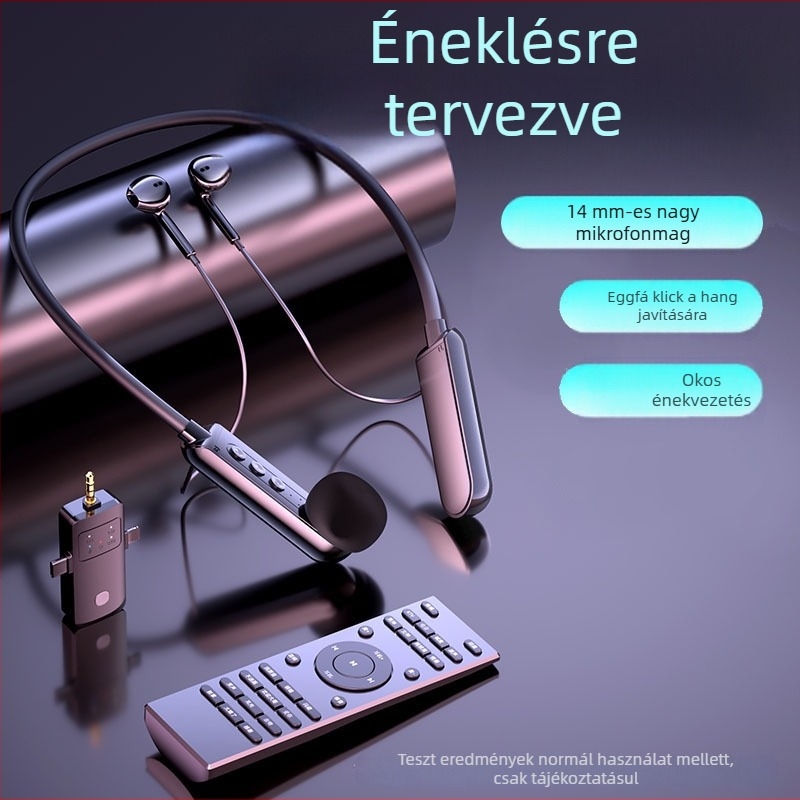 AI hangkártya integrált fejhallgatóval és mikrofonnal élő közvetítésekhez, frekvenciatartomány 20Hz–20kHz, SNR ≥100 dB
