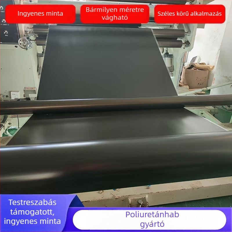 Poron ütéscsillapító PU hab, magas visszatérés, sűrűség 30 kg/m³, vastagság 0,8, tűzálló, SHE márka