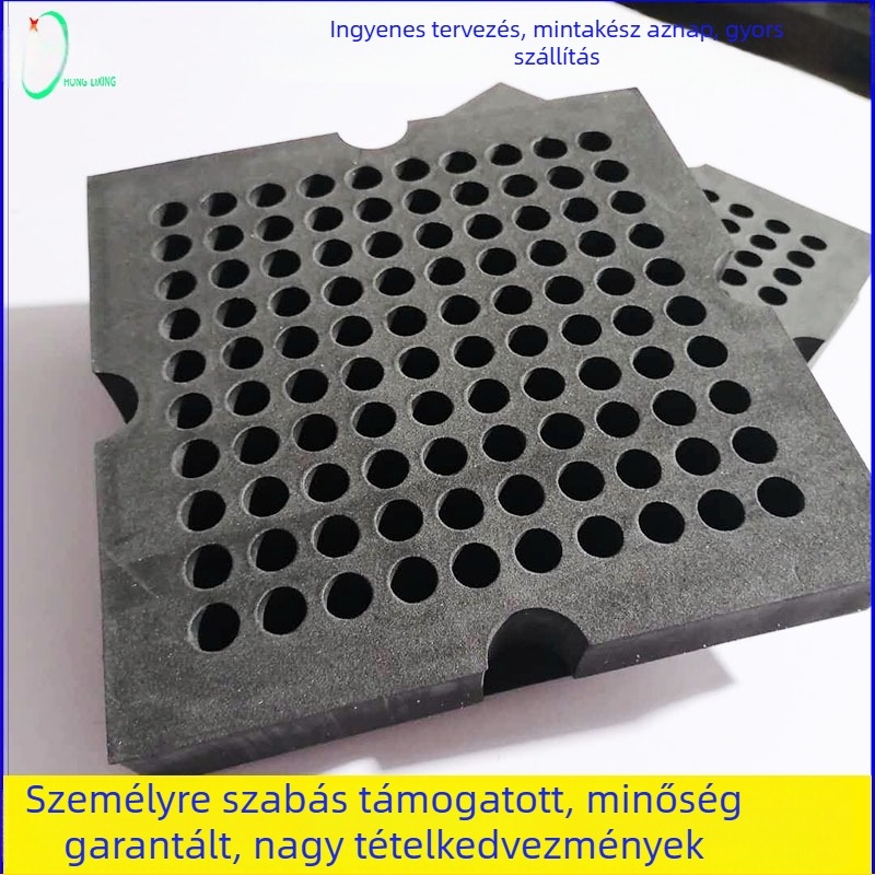 Eszközökhöz való koffer belső tálca EVA bevonattal, antistatikus EVA, ütésálló, gravírozott integrált kialakítás; Anyag: EVA; Sűrűség: 38-70