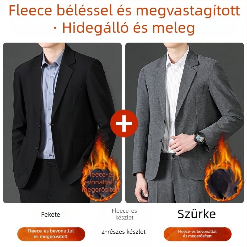 Romon férfi casual zakó, álló gallér, egygombos zárás, bő szabás, vékony anyag, fő anyag: len