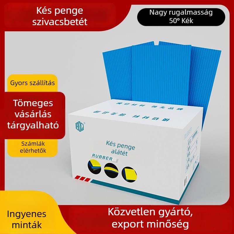 Kék EVA hablap a kés-öntvény pozicionálásához, nagy rugalmasságú, 50°