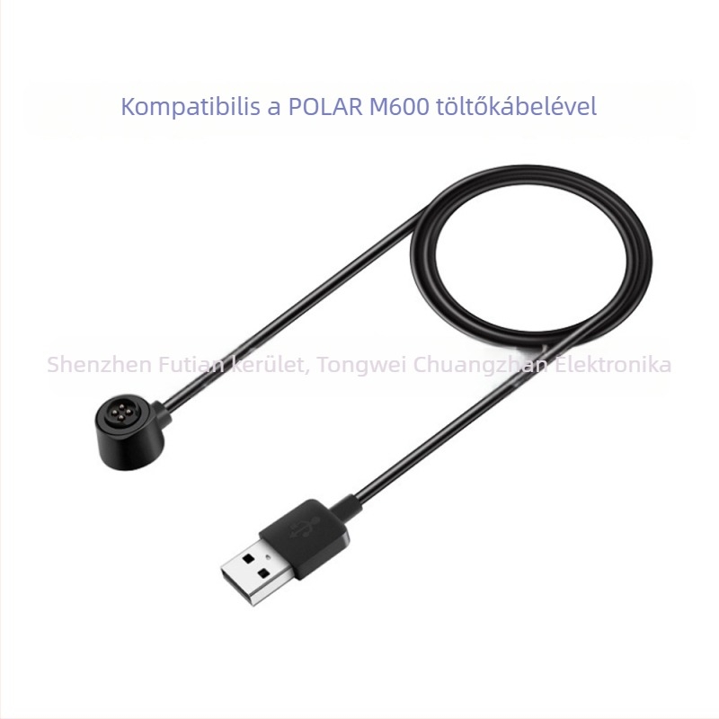 POLAR M600 Okosóra Töltőkábel POGOPIN csatlakozóval, Töltődok, Kompatibilis POLAR M600, modell M600