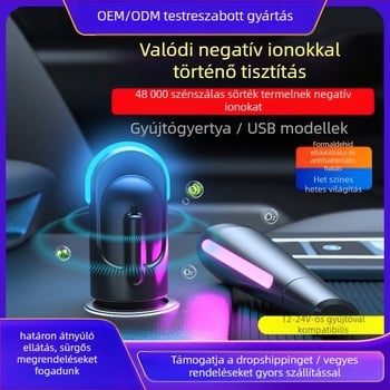 Légtisztító a yeleno Road-tól - Anion filter purifier; Tápegység: 12V-24V; Névleges feszültség: 12V