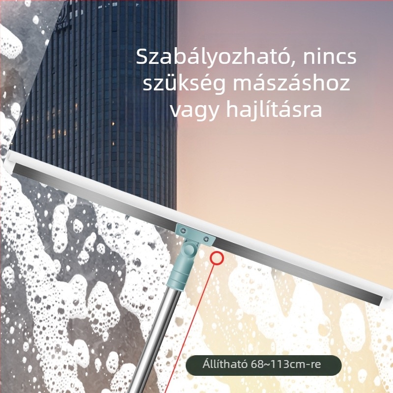 Üvegtisztító szilikon–fém squeegee, modern minimalist dizájn, Langfang eredet