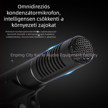DR-01 Vezeték nélküli kapacitív asztali mikrofon PC-hez, 100Hz-20kHz, SNR ≥75dB