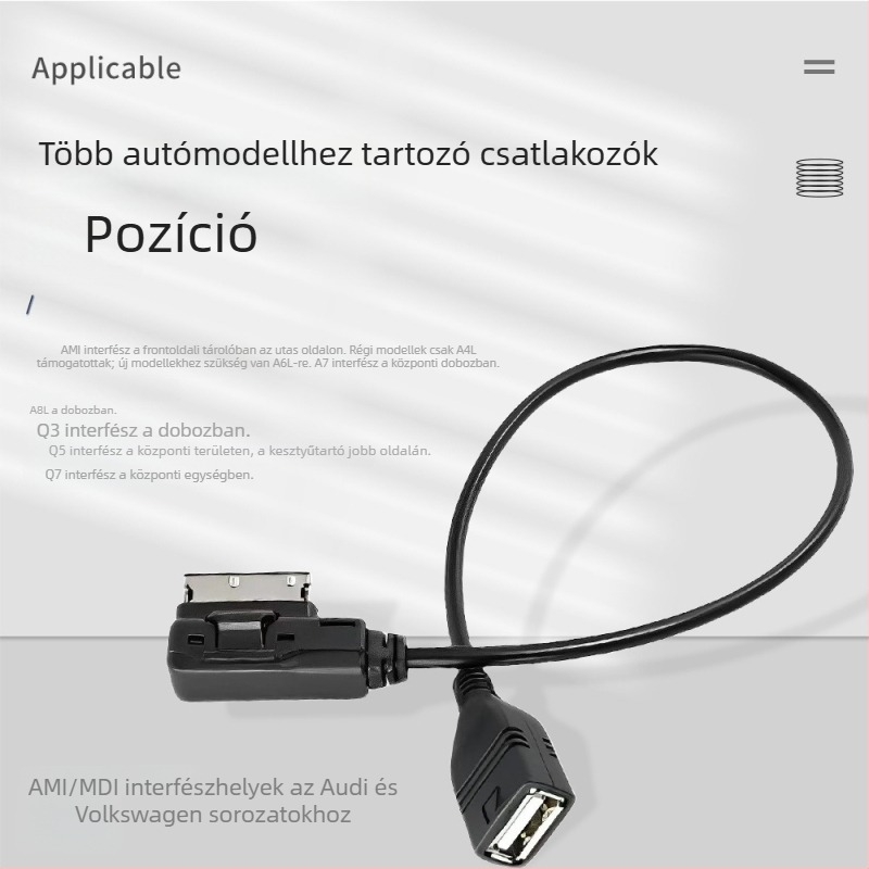 Maojia AMI USB adatkábel – USB zenei interfész autóhoz