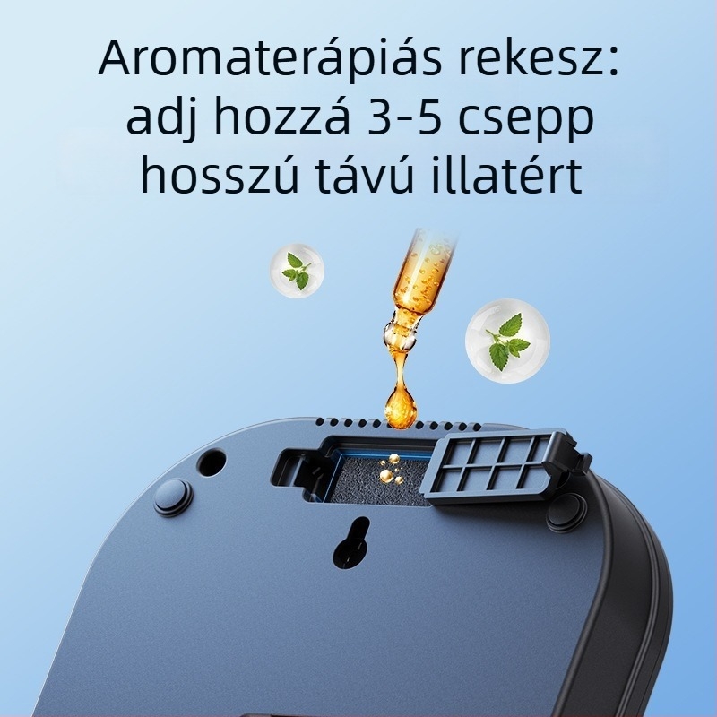 Otthoni légtisztító negatív ionokkal, UV-sugárzással és ozonnal, 50 m³/h, falra szerelhető