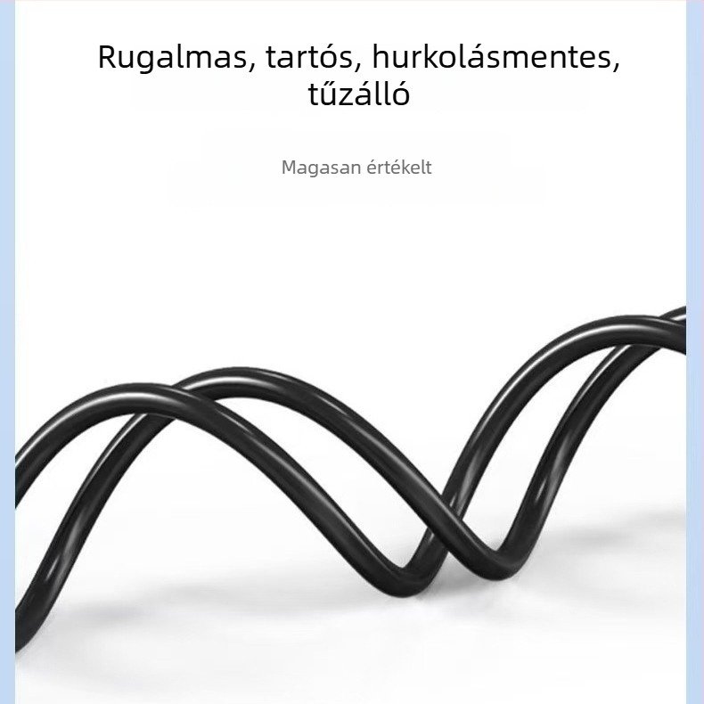 Bent Head mágneses töltőkábel POGO PIN csatlakozóval, rövidzárlat elleni védelemmel, körkörös férfi–női csatlakozó pár, 3.0 interfész