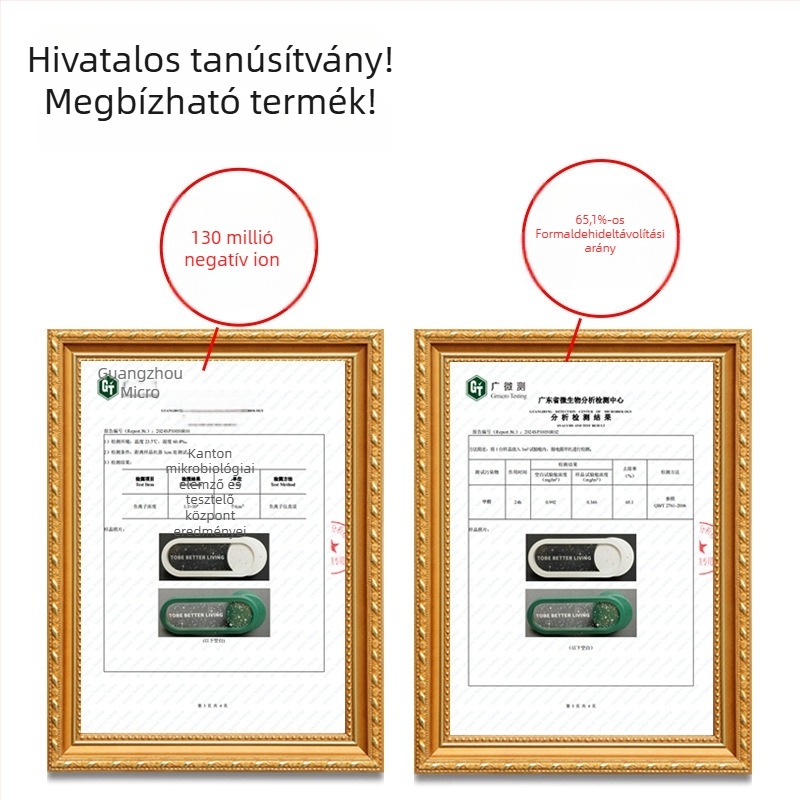Fürdőszobai légtisztító negatív ionokkal, szagtalanítás és formaldehid eltávolítás, csendes üzemmód és csillagos hangulatvilágítás