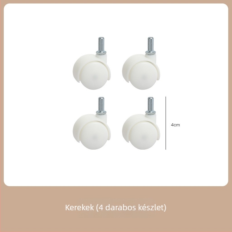 Japán-stílusú moduláris tároló doboz fedéllel és kerekekkel az asztal alatt, 15 L kapacitású, PS műanyagból, hordozható.