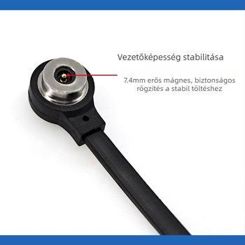 USB 7,4 mm kör alakú mágneses töltőkábel kapacitív stylushoz és okos karkötőkhöz