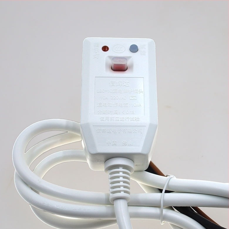 LBC-10A Szivárgásvédelmi dugasz Xinhuida elektromos vízmelegítőhöz – Mechanikus vezérlés, 1500W, 3C tanúsítvány 2002010105013292