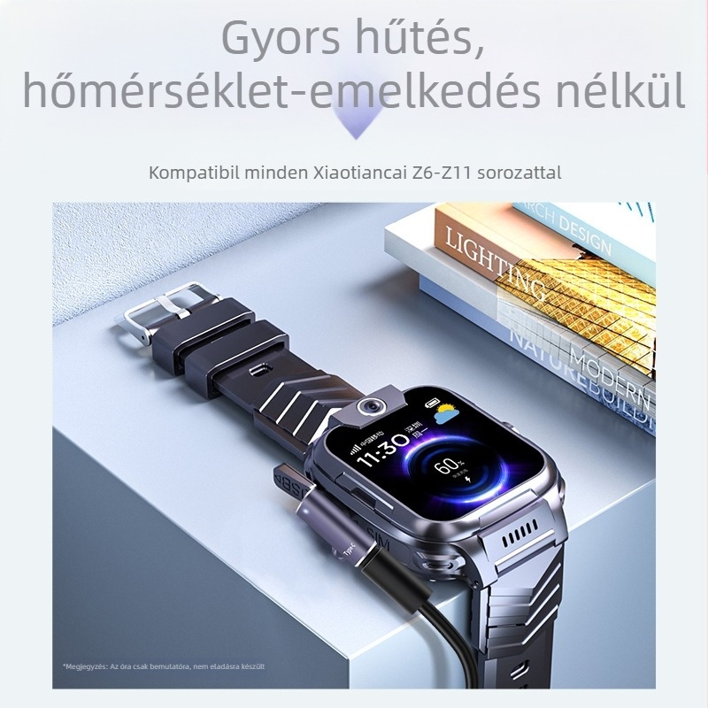 Rising Sun USB-C adapter Little Genius gyermekeknek készült okosórájához védett USB-C porttal