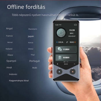 V9000 nyelvi fordító offline fordítással, fényképes fordítással, 4G-kapcsolattal, alumínium ötvözetű ház