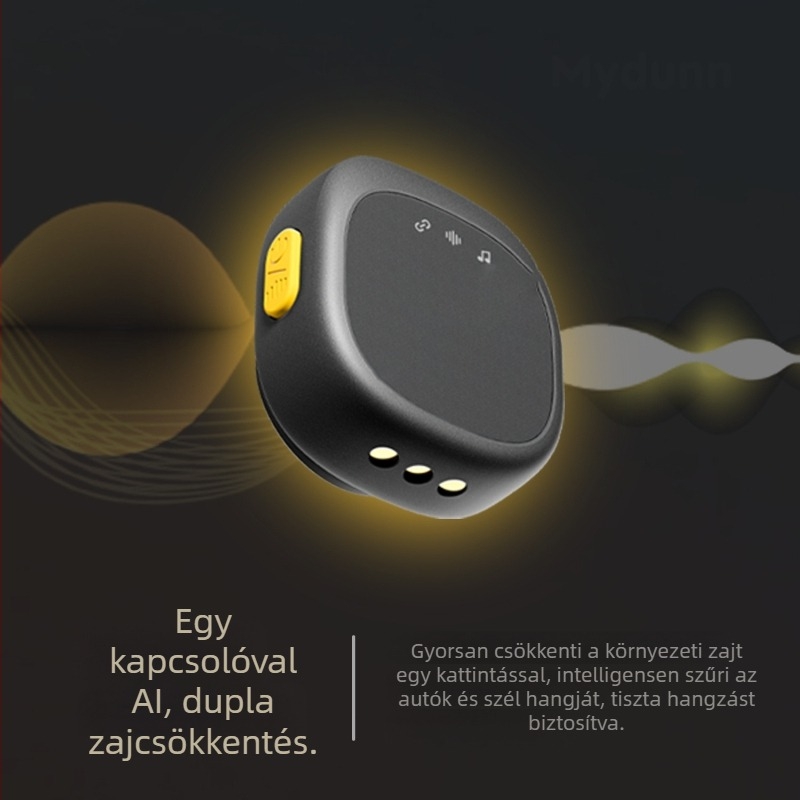 D07 Mágneses záras vezeték nélküli lavalier mikrofon élő közvetítéshez — Bluetooth 5.2, beépített akkumulátor 300–500mAh, üzemidő 3–6 óra, frekvenciaviszony 20Hz–20kHz, SNR ≥60dB