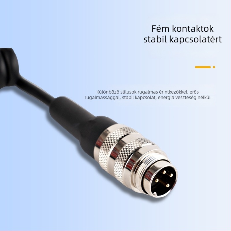 Longtaki légi csatlakozó kábel univerzális eszközökhöz | rugós fém csatlakozó | autorizált magánmárka