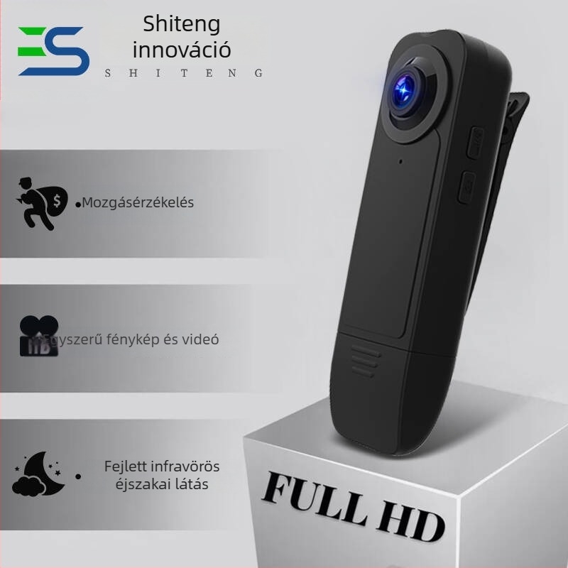 A18 Klipszes Konferencia Kamera 1080p, TF-kártyás felvétel, 300 órás akkumulátor