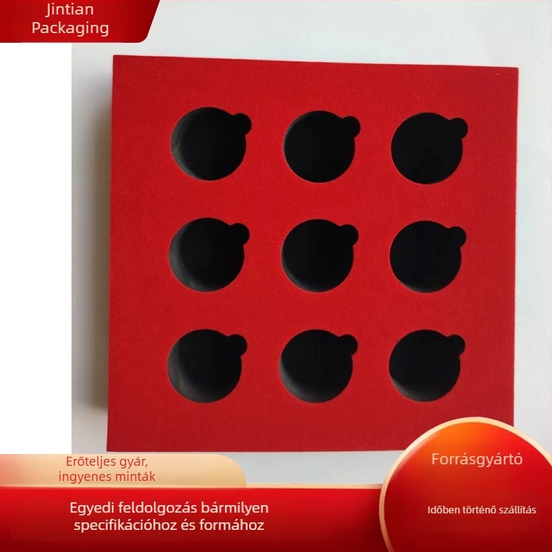 EVA hab belső bélés flocking felülettel, ajándékdobozohoz és kozmetikumokhoz