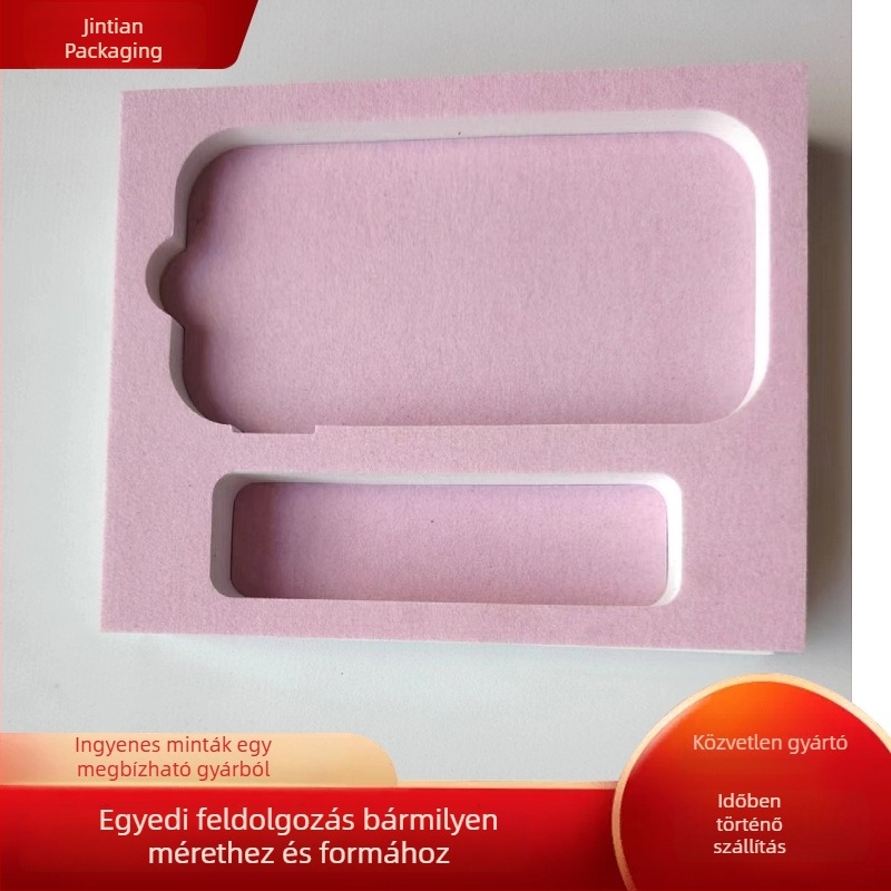 EVA hab belső bélés flocking felülettel, ajándékdobozohoz és kozmetikumokhoz