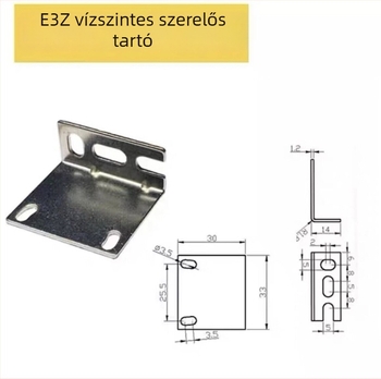 Négyzet alakú fotoelektronikus érzékelő kapcsoló E3Z-D61/62/81/T61, CX442, LS61 fixvas tartóval