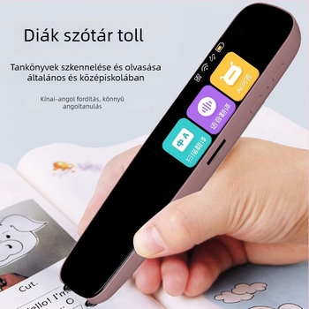 Skennelő szótár toll, A3 modell, ABS ház, újratölthető lítium-ion akkumulátor, 3W hangszóró, fejhallgató-kompatibilis