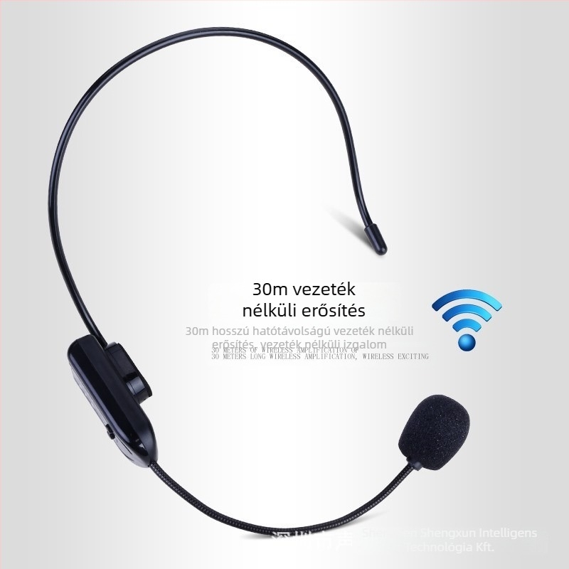 Vezeték nélküli fejhallgató mikrofon F08 beépített 1200-2000 mAh akkumulátorral, frekvenciasáv 60 Hz–15 kHz, SNR ≥75 dB, üzemidő 8–12 óra