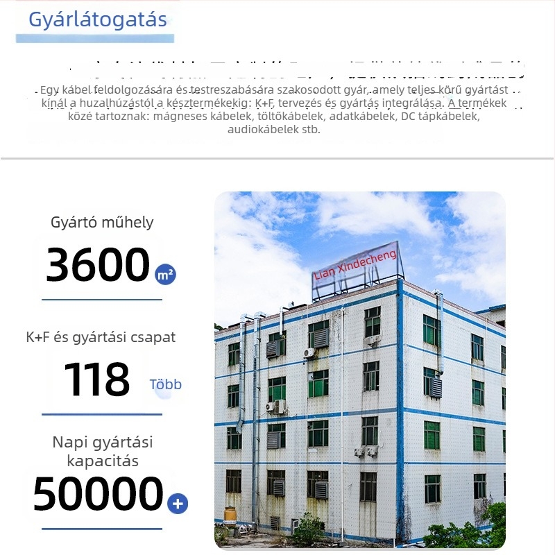10 mm mágneses töltőkábel pogo-pin csatlakozókkal, férfi és női, okoseszközökhöz