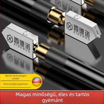 Gyémántcsúcsú üvegvágó kés vastag üveghez – háztartási eszköz üveg- és kerámia csempe vágásához, gravírozáshoz