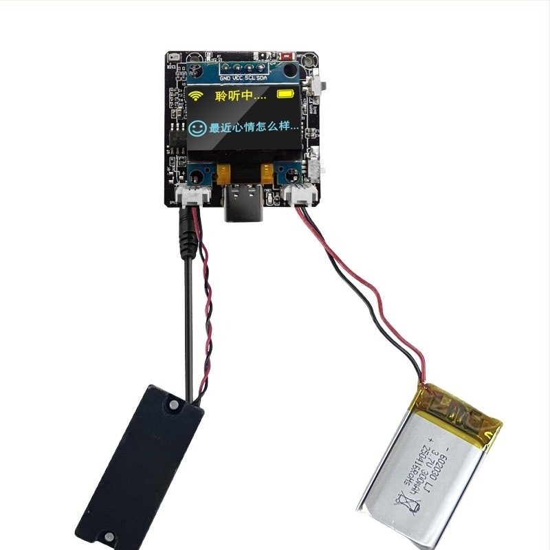 AI hangalapú beszélgető robot — ESP32-C3 modul, Modell C3, külső fejhallgató csatlakozó, 10 m vezeték nélküli hatótáv, kapcsolt üzemmód, OEM feldolgozás