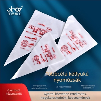 Dekoráló tasak EVA, élelmiszer-biztonságú, 100 db/csomag, DIY díszítéshez, babaételek és tejszín krém használatra — Qiantuan Seiko