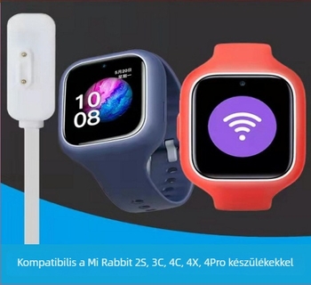 Töltőkábel a Xiaomi Mi Rabbit gyermekeknek szánt telefonos órájához (4X, 2S, 4C, 5C, 4Pro, 5X, 3C)