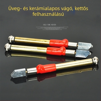 Üvegvágó, Jianda márkájú, Red Box Glass Cutter modell, 3-12-es tartomány