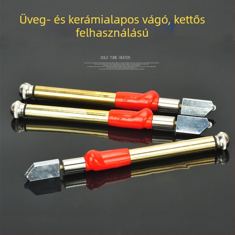 Üvegvágó, Jianda márkájú, Red Box Glass Cutter modell, 3-12-es tartomány