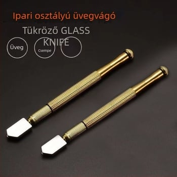 Üvegvágó kés csempe vágáshoz, magas pontosságú kézi kaparó a temperált üveghez