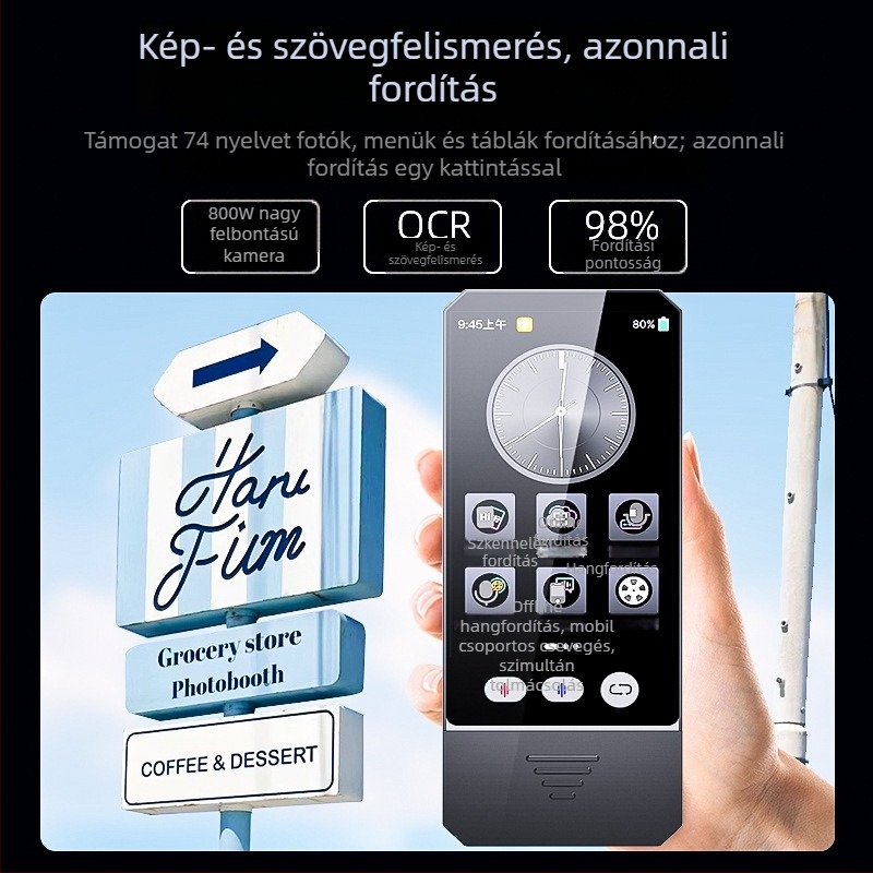 Intelligens offline fordító toll szkennelési funkcióval — sokoldalú utazási segéd a valós idejű többnyelvű fordításhoz