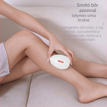 Kézi nano üveg szőrtelenítő eszköz lábakhoz — otthoni használatra, penge nélkül, öblítés vízzel