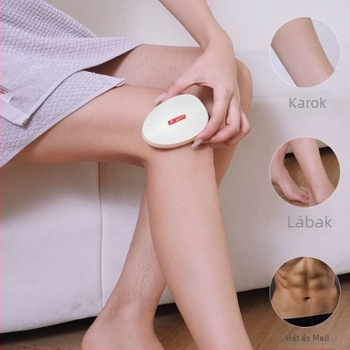 Kézi nano üveg szőrtelenítő eszköz lábakhoz — otthoni használatra, penge nélkül, öblítés vízzel