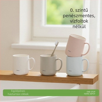 FaSoLa fogkefés pohár, élelmiszer-klassz, penészmentes és antibakteriális, PP anyag, modell Yf-427, otthoni használatra
