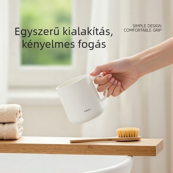 FaSoLa fogkefés pohár, élelmiszer-klassz, penészmentes és antibakteriális, PP anyag, modell Yf-427, otthoni használatra