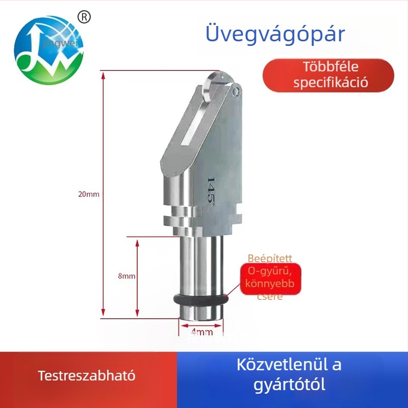 CNC automata üvegvágó gép fogazott fejjel, háromszög alakú kialakítás, gyors szerelés, precíz körrajz