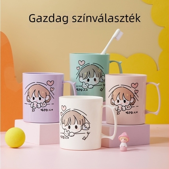 Fogkefe pohár, aranyos dizájn, PP anyag, 120 darabos csomag, logónyomtatás elérhető, személyre szabható