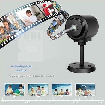Otthoni vezeték nélküli kamera C1 (1080p, éjszakai látás, MicroSD, Wi‑Fi)