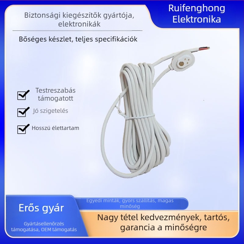 Megfigyelő kamera kábel mágneses interfésszel (Márka Ruifenghong; Modell R003; Kompatibilis megfigyelő kamerákkal)