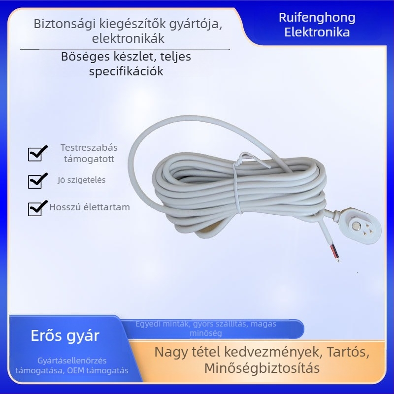 Megfigyelő kamera kábel mágneses interfésszel (Márka Ruifenghong; Modell R003; Kompatibilis megfigyelő kamerákkal)