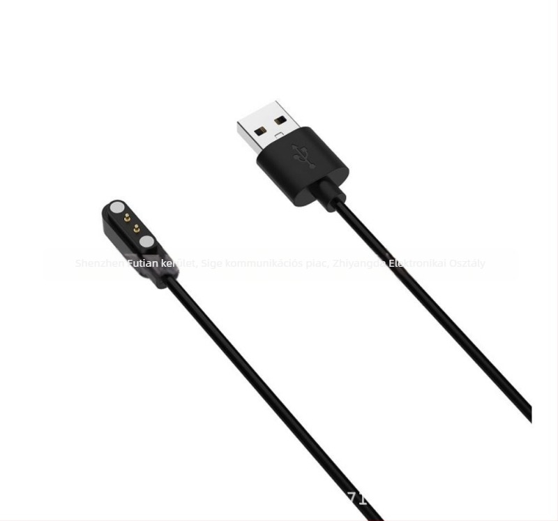 USB töltőkábel a Realme Watch3 és SW023 modellhez; kompatibil IP68, ID205L és SW021 okosórákkal
