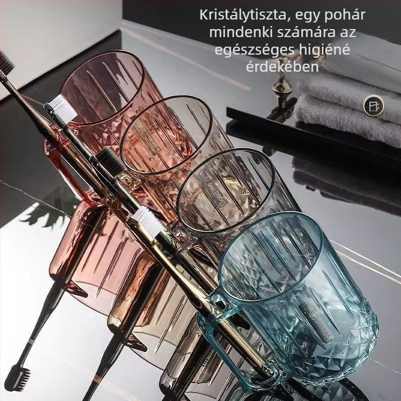 Xinrongda Műanyag öblítő pohár fogkeféhez - otthoni használatra és diák kollégiumi környezetben