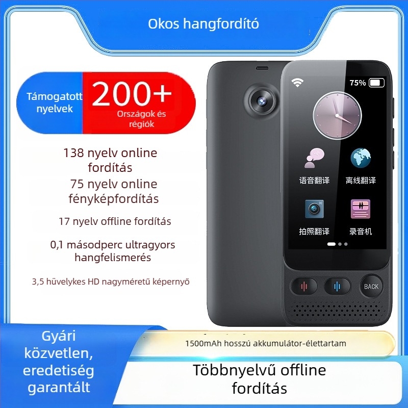 Professor Pen S09 hordozható offline fordító, intelligens és pontos, globális kisebb nyelvekhez, szimultán tolmácsolás üzleti utazásokhoz